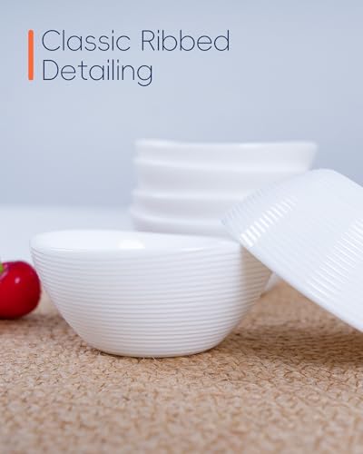 3 OZ White Dipping Bowl Set of 6 (6 Count)