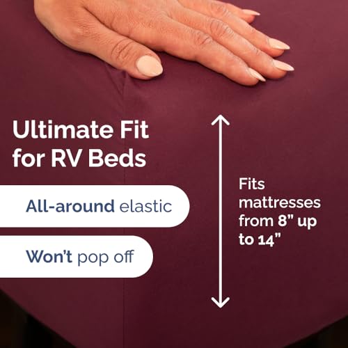 Short Queen Size 4 Piece Bed Sheet Set