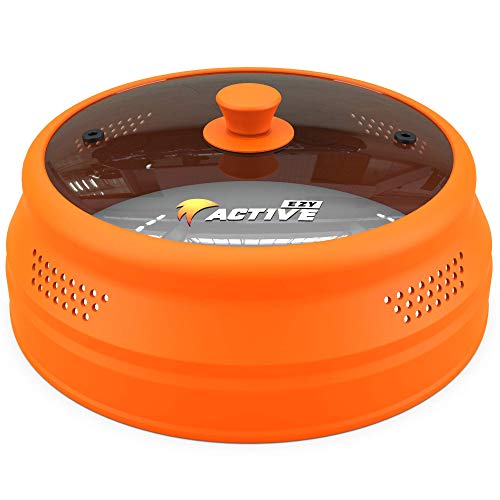 Collapsible Microwave Cover for Food