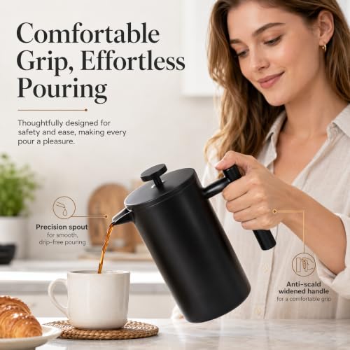 34oz Black Coffee Maker