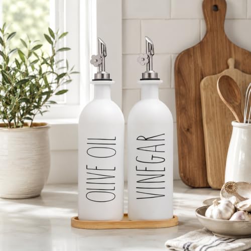 16oz Olive Oil Dispenser Bottles for Kitchen (2 Count)