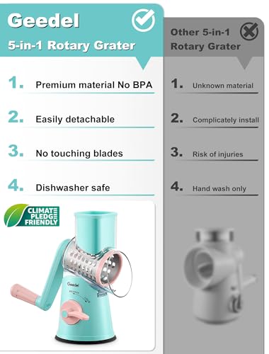 Rotary Cheese Grater Hand Crank
