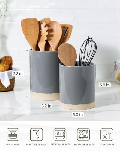 Ceramic Utensil Holder (2 Count)