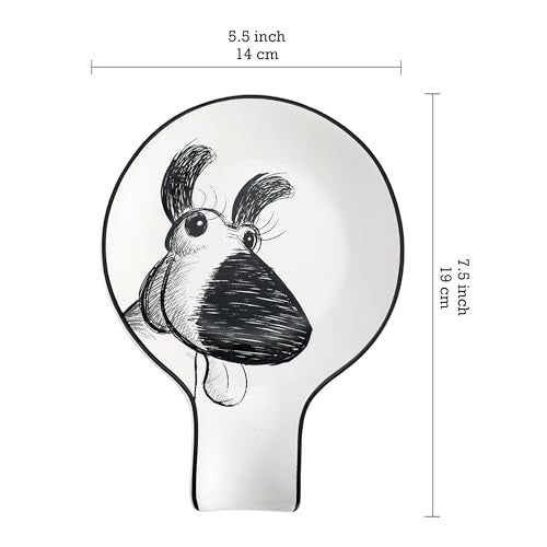 Doodle Pawtrait Spoon Rest for Stove Top