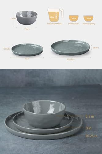 Mars Stoneware Dinnerware Set for 6