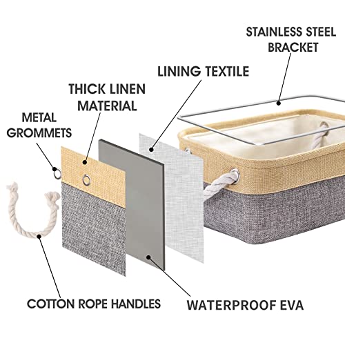 Organization and Storage Bins for Shelves (6 Count)