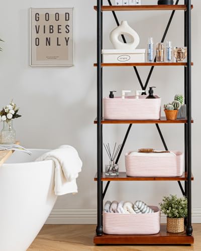 Small Woven Storage Basket for Organizing (3 Count)