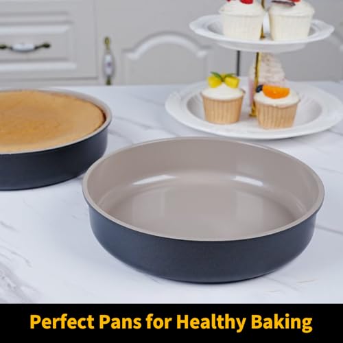 9.5 Inch Round Cake Pan Set of 2 (40 Ounce)