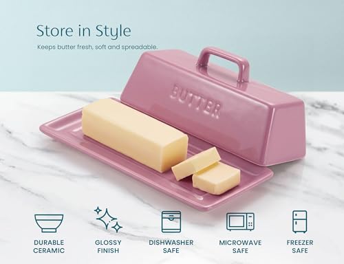Ceramic Butter Dish with Lid