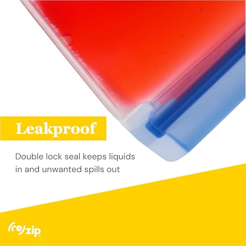 Reusable Lunch & Leftovers Freezer Storage Bags (4 Count)