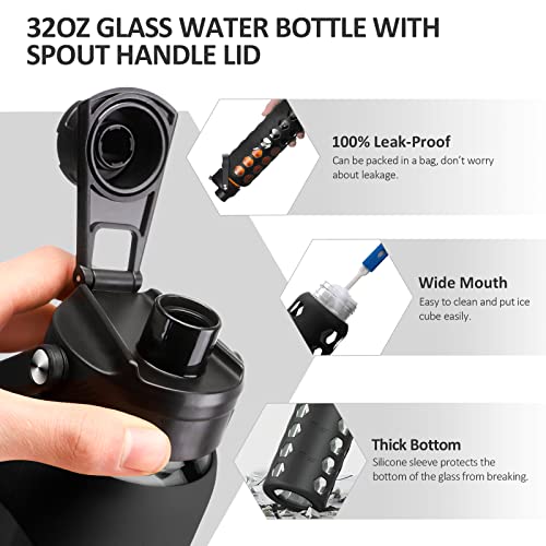 24oz Glass Water Bottle