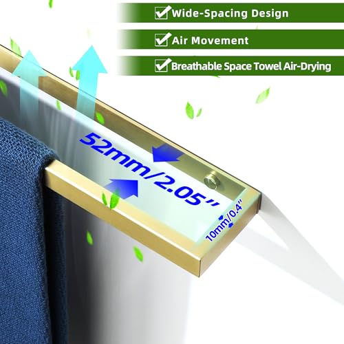 Hand Towel Holder Towel Bar for Bathroom Wall Mounted 8 Inch