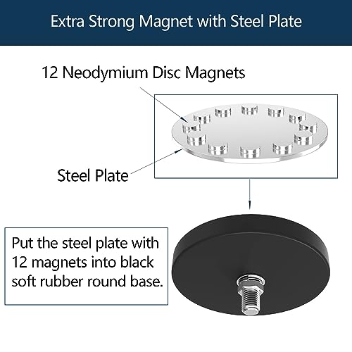 Strong Magnetic Garage Hook (2 Count)