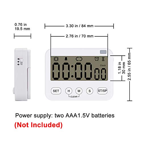 2pk Digital Timer Clock (2 Count)