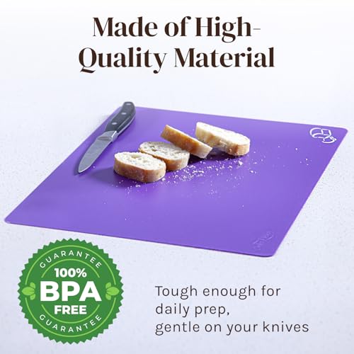 Extra Thick Flexible Plastic Cutting Board Mats (6 Count)