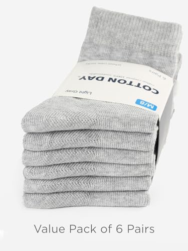 Unisex Kids Boys Girls Soft Cotton School Socks 10 (6 Count)