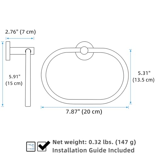 Hand Towel Ring for Bathroom