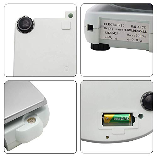 Lab Scale 15kgx0.1g Digital Precision Scale Electronic Balance Laboratory Weighing Industrial Scale Kitchen Counting Scale Scientific Scale Calibrated 110V