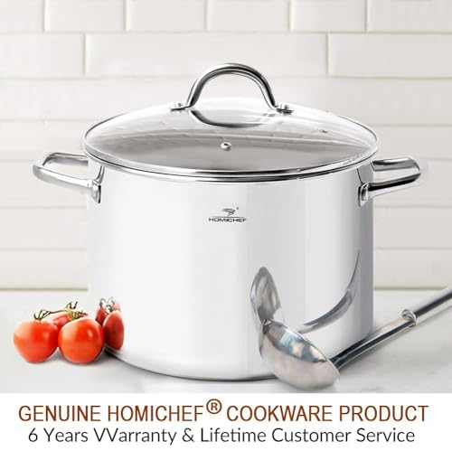 12 Quart LARGE Stock Pot with Glass Lid