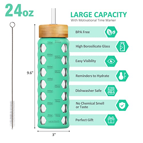 24oz Glass Water Bottle