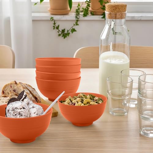 wheat straw small bowls 10oz set of 8