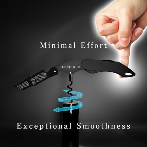 Zero Resistance THE HELIX Elite Corkscrew Silent Wine Bottle Opener Waiters Corkscrew Wine Key