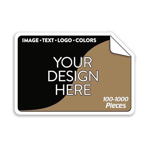 Custom Vinyl Stickers Your Image (100 Count)