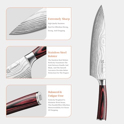 7 Pieces Kitchen Knife Set (7 Count)