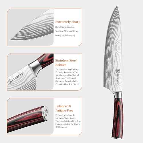 5 Pieces Kitchen Knife Set (5 Count)