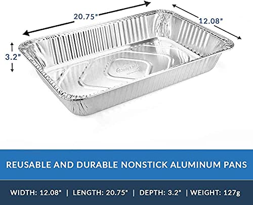 Aluminum Pans Full Size (50 Count)