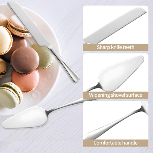 Silver Cake Cutting Set for Wedding