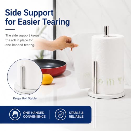 Chrome Paper Towel Holder for Kitchen Countertop