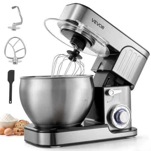 7.4 Qt Tilt Head Stand Mixer 500W Electric Dough Mixer