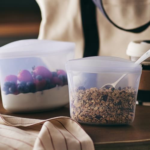 Premium Reusable Silicone Food Storage Bags (6 Count)
