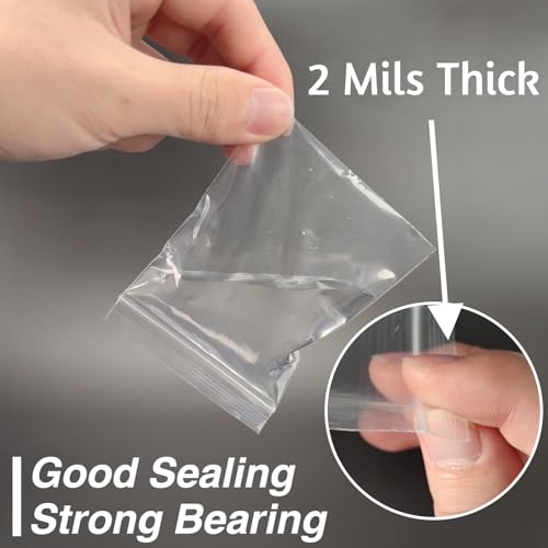 360Pcs 3x5 inch Plastic Zip Bags (360 Count)