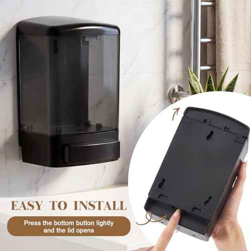 6 Pcs Wall Mounted Soap Dispenser (6 Count)