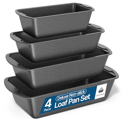 Nonstick Loaf Pan Set Pack of 4 (4 Count)
