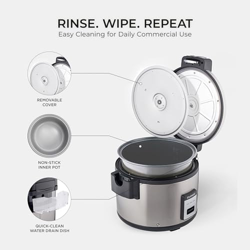 Commercial Rice Cooker and Warmer (30 Count)
