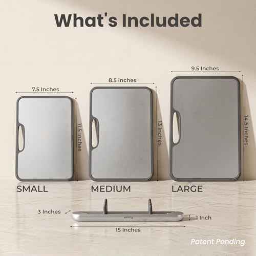 Titanium Cutting Board for Kitchen (3 Count)