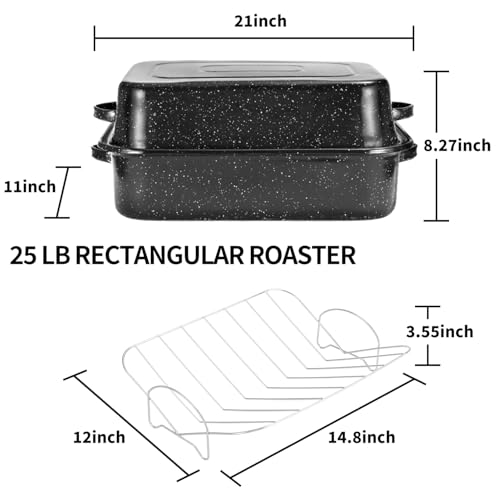 Roasting Pan With Lid and Rack