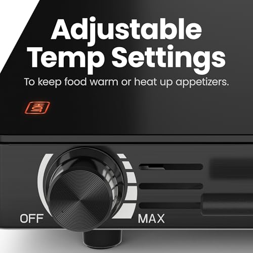 Electric Warming Tray with Adjustable Temperature Control
