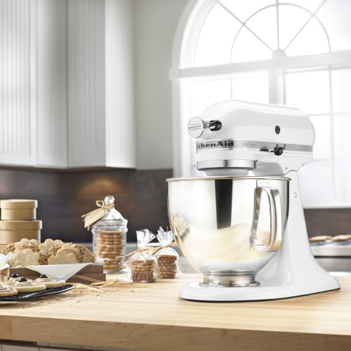 Artisan, 5-Qt Tilt Head Stand Mixer, KSM150PS, White