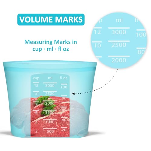 Reusable Food Storage Bags Extra Large (4 Count)