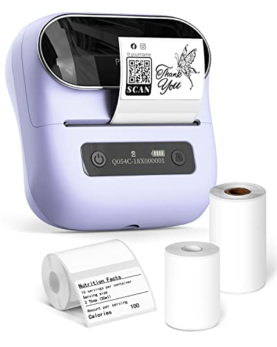Label Maker Bluetooth Thermal Printer for Barcode