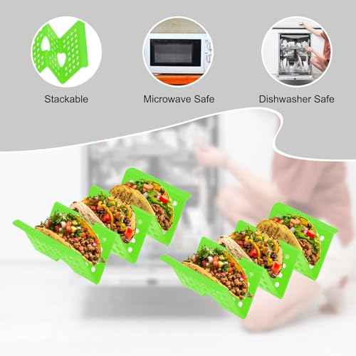 8 Pcs Taco Holder Stand