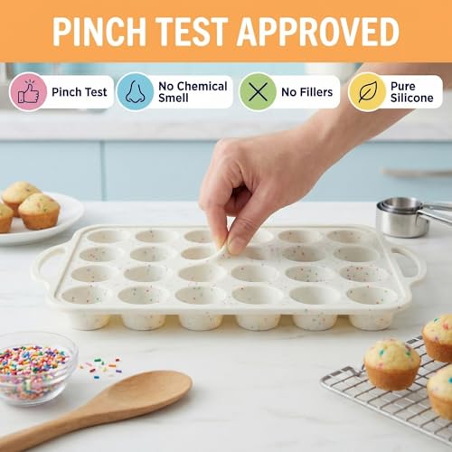 Silicone Mini Muffin Pan for Baking