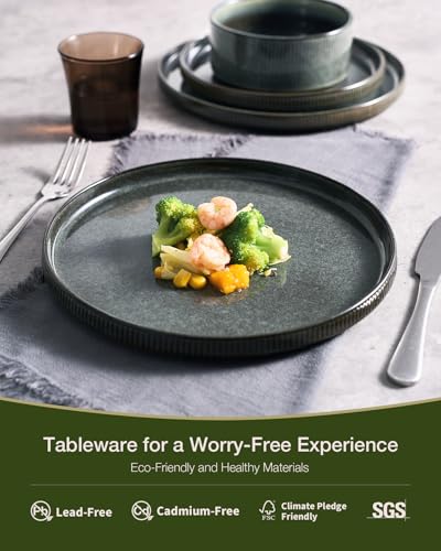 Star Stoneware Dinnerware Sets with Pasta Bowls (24 Count)