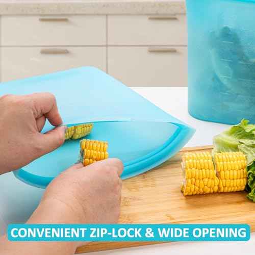 Reusable Food Storage Bags Extra Large (4 Count)