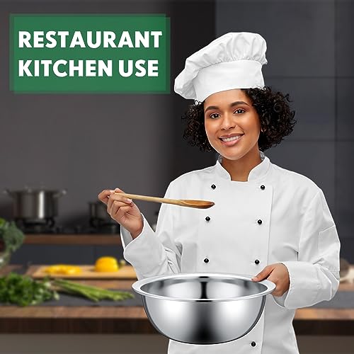 12 Pcs Stainless Steel Mixing Bowls Bulk