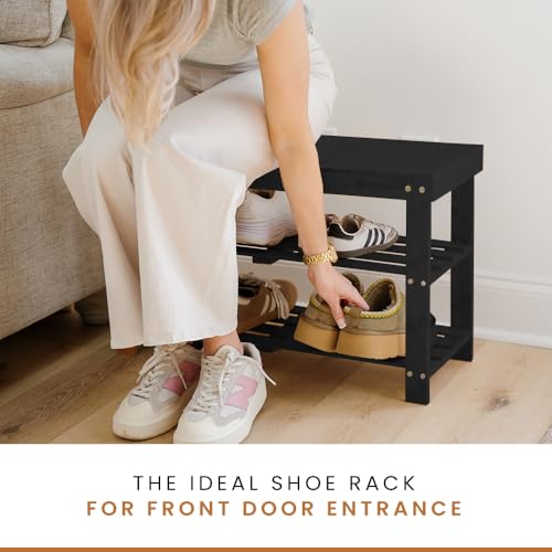 Bamboo Shoe Rack